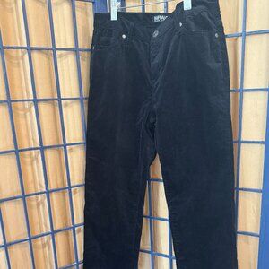 Buffalo David Bitton Black Velvet Jeans Size 6 NWT inseam 31